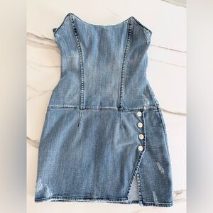 Retrofete Andy Denim Mini Dress